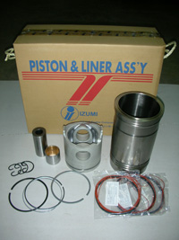 Liner kit, piston ring, piston - Izumi